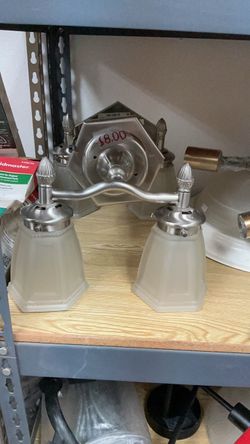 2-Light Bathroom Vanity Light Fixture