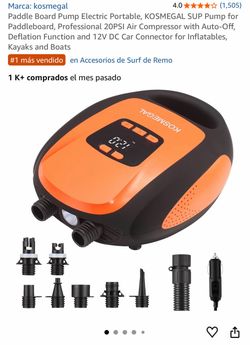 Kosmegal Electric Paddle Board Air Pump
