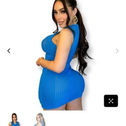 Brand New Two Piece Blue Set
