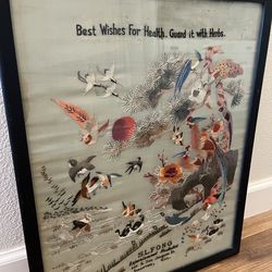 Vintage Chinese Silk Embroidery