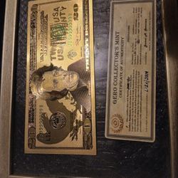 24k 20 Dollar Bill