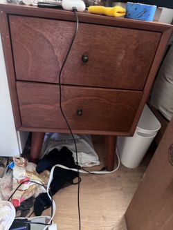 TWO Allmodern williams bedside tables