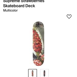 Supreme Strawberries Skate Deck