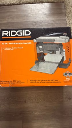 Ridgid 13 inch thickness planer