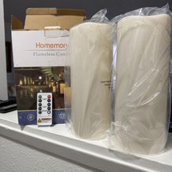 Set Of 2 Outdoor Candles