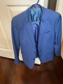 4 piece blue suit size 16