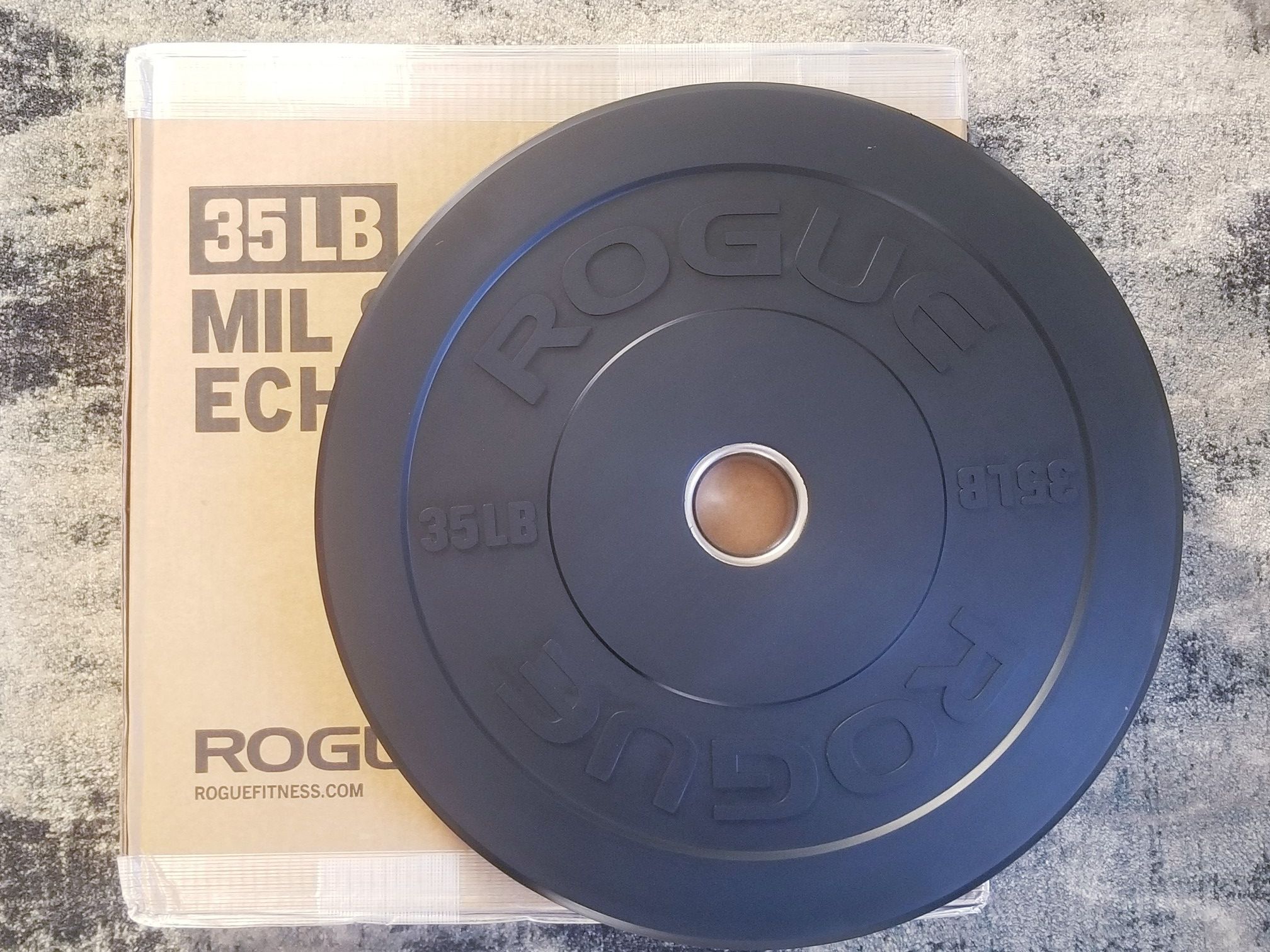 Rogue Fitness, 2 x 35 lbs, Mil Spec Echo bumper plates!