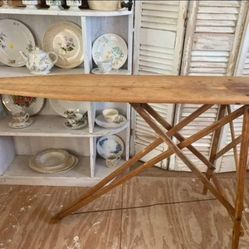 $89 Antique Wooden Ironing Board