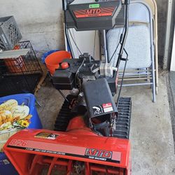 MTD Yard Machine 8/26 Two Stage Snow Blower w/Track Drive [GoodCondition] Tuned Up &Ready . 