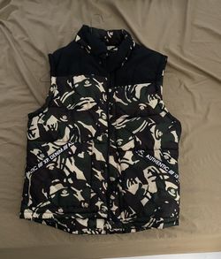 Camo Bubble Vest NEW $45