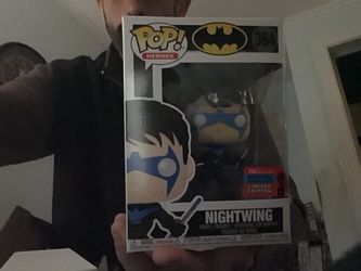 Nightwing Funko Pop NYCC shared sticker