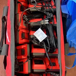 (10x) Milwaukee M12 and M18 Multi-Voltage Battery Charger (model 48-59-1812)