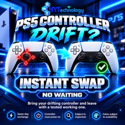 PS5 Controller Drift? Instant Swap – No WaitingPS5 Controller Drift? Instant Swap – No Waiting