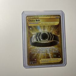 Pokemon Choice Belt
