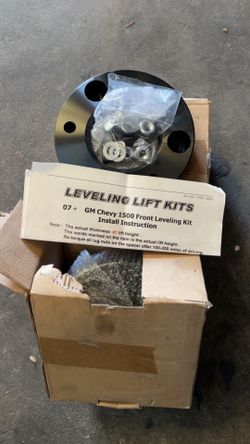 Chevy Silverado 1500 lift kit spacers 07+