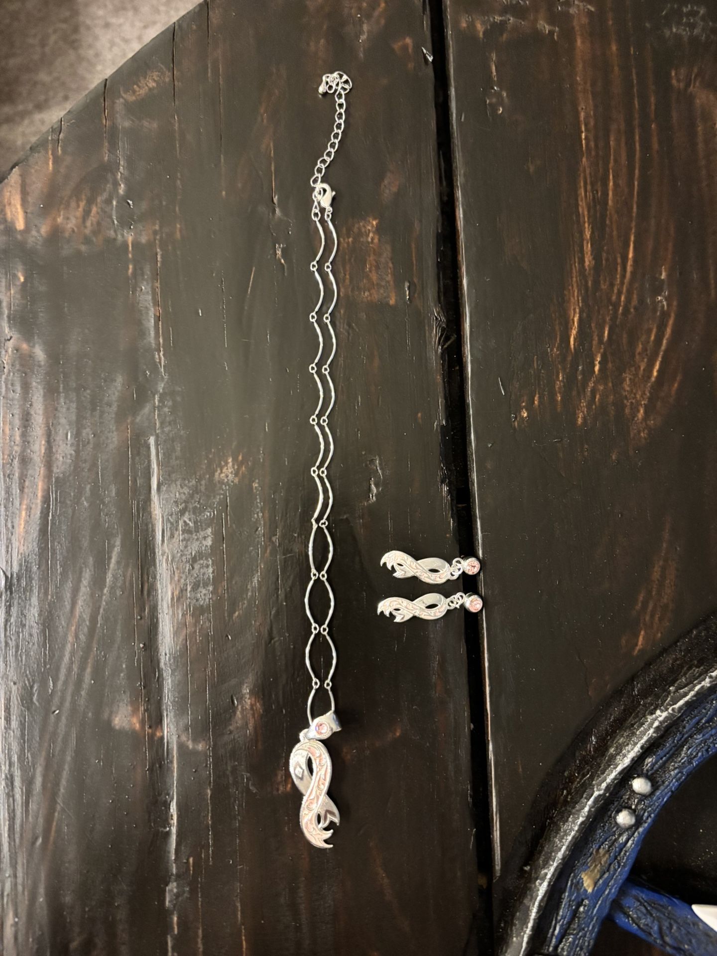 Silver Breast Cancer Jewelry