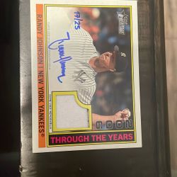 Randy Johnson Signed Game Worn Memorabilia 