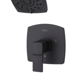 1-Handle Tub and Shower Faucet Trim Kit in Matte Black