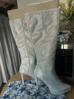 Thalia Rhinestone Boots