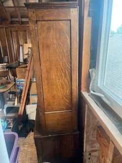 Oak cabinet