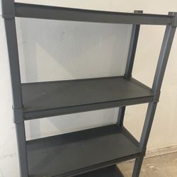 Two sets Of Plastic Storage Shelves