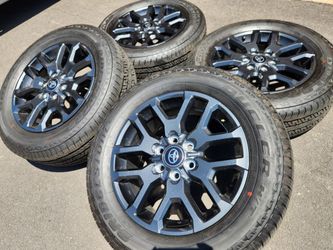 20" Toyota Tundra Sequoia gray factory wheels and tires new