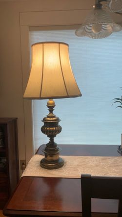Brass table lamp.  Vintage