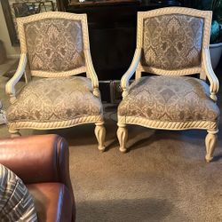 Two High End Bernhardt Beautiful Vintage Arm Chairs