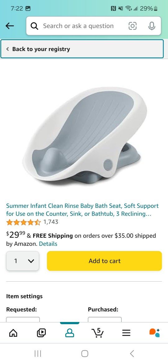 Baby Bath Seat