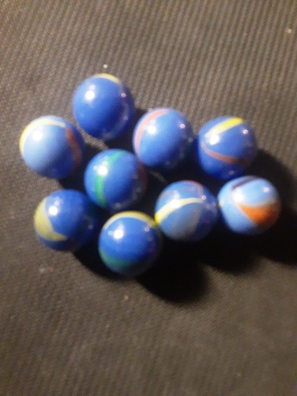 (9) Vintage Marbles