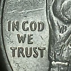 2024 P ERROR Reverend Dr. Pauli Murray Quarter reads “In COD We Trust”