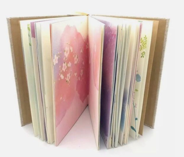 Colorful Blank Notebook, Unruled Personal Diary Journals