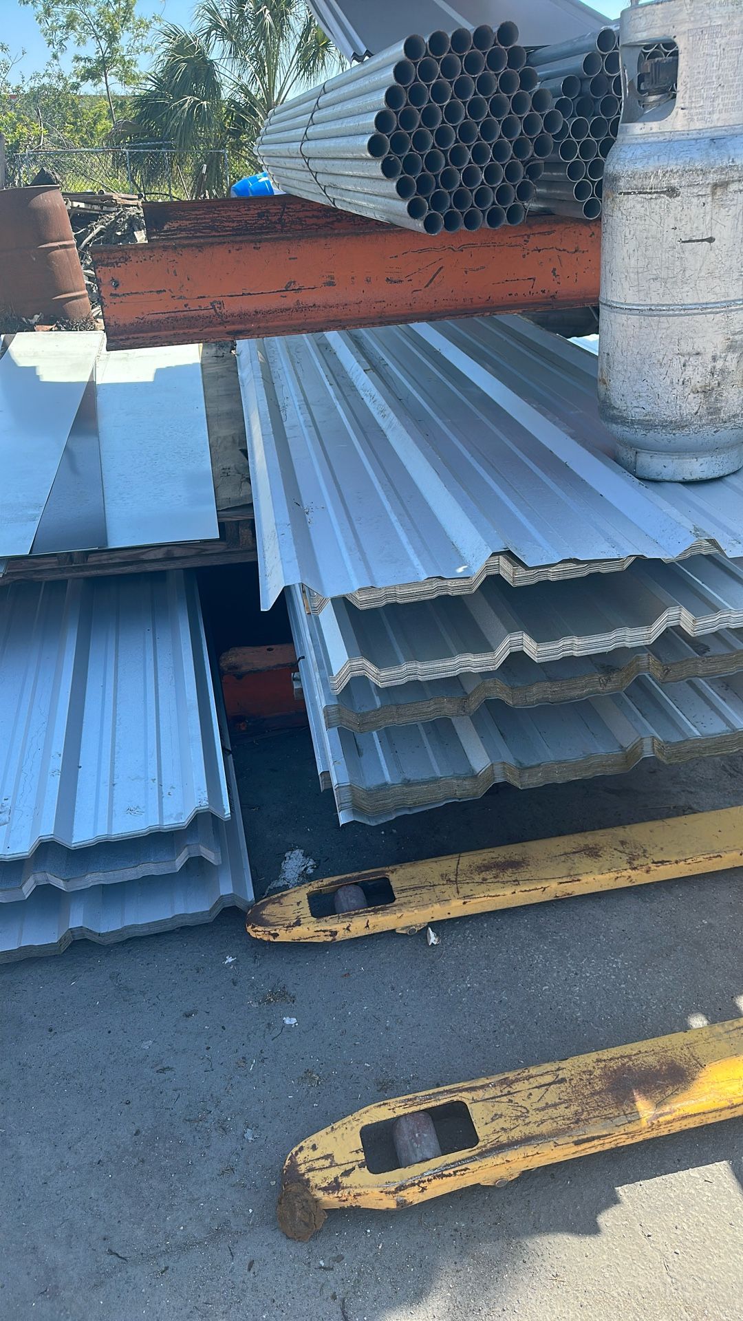 Sheet metal 3 foot wide $3.25 a running foot