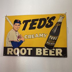 Metal Sign  Ted Creamy