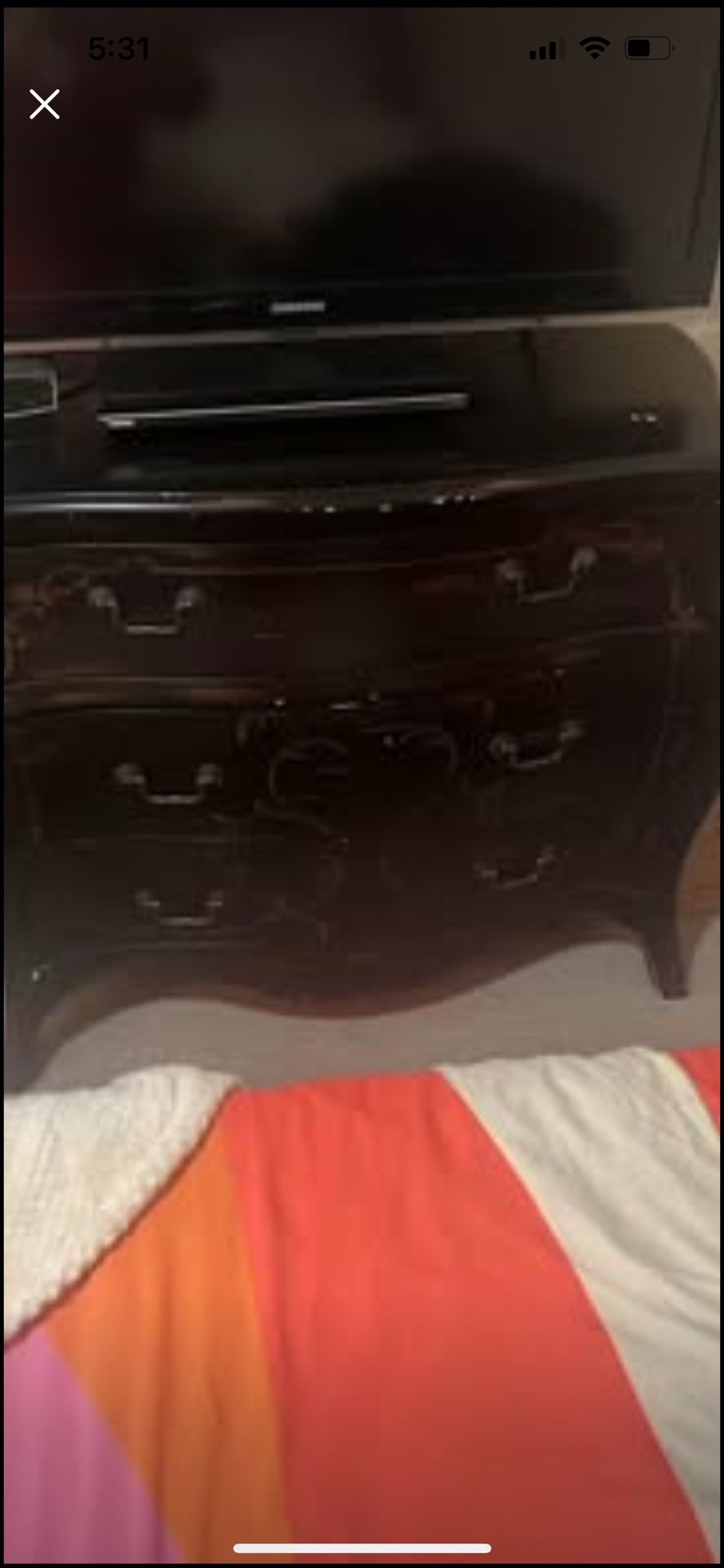 Antique painted dresser