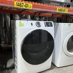 GE 7.8 cu. ft. Energy Star Smart Front Load Electric Dryer with Sanitize Cycle