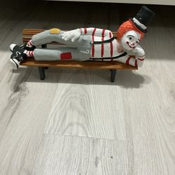 Clown On Bench