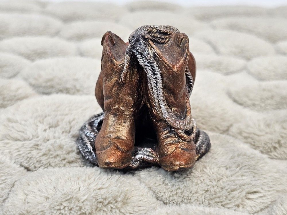 VTG COWBOY THEMED FIGURINE