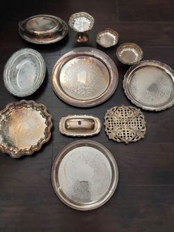 Silver-Plate Serveware Collection – 11ieces
