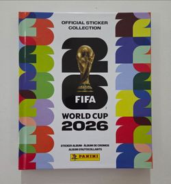Panini hard cover album, world cup 2026