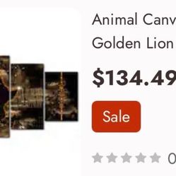 Lion canvas