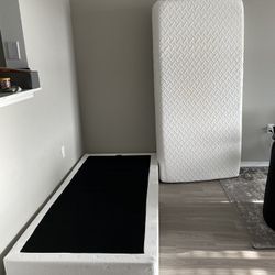 Twin XL Bed Frame And Mattress