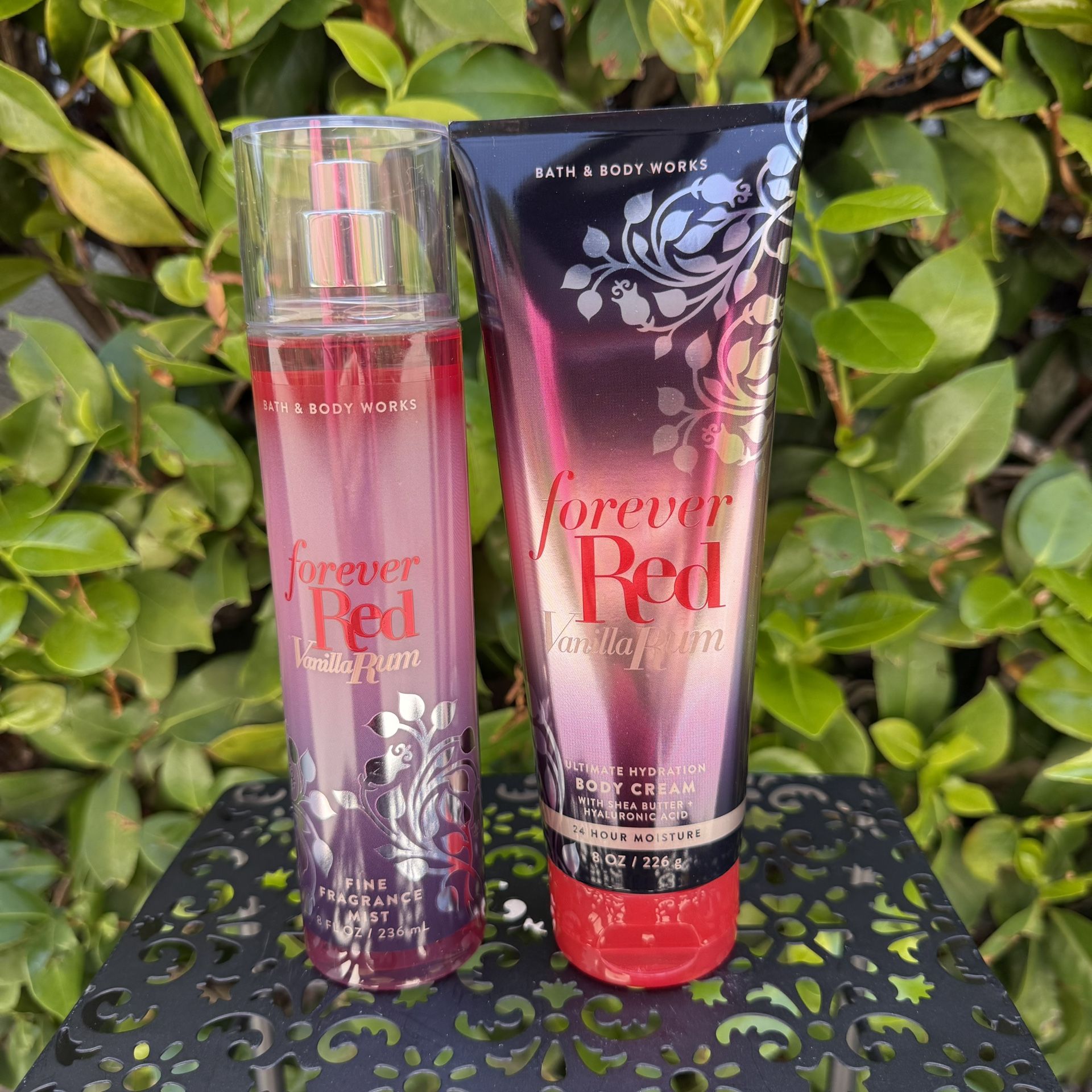 Forever Red Vanilla Rum Bath & Body Works Lotion & Spray Mist