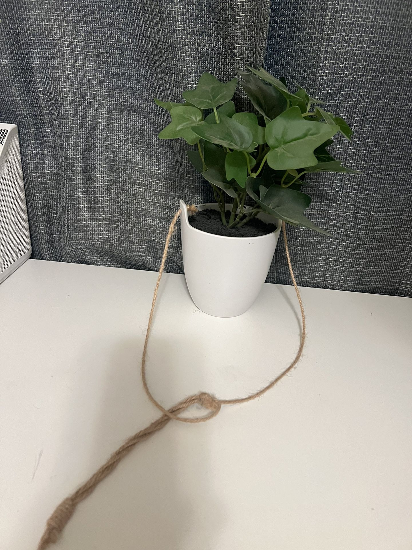 fake hanging plant 