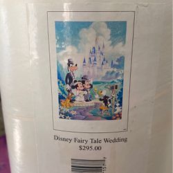 Disney Fairy Tale Wedding Lithograph Limited Edition
