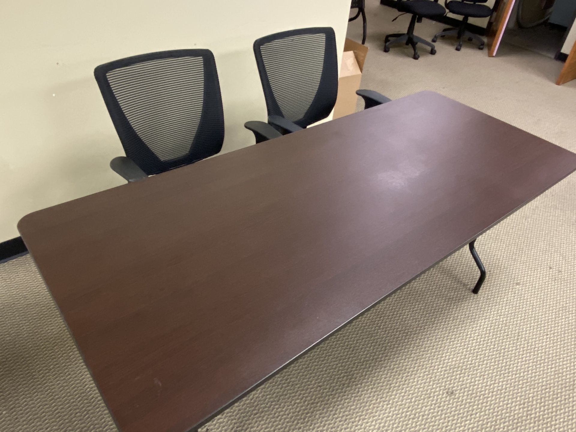 ULINE Laminate Folding Table - 72 x 30"