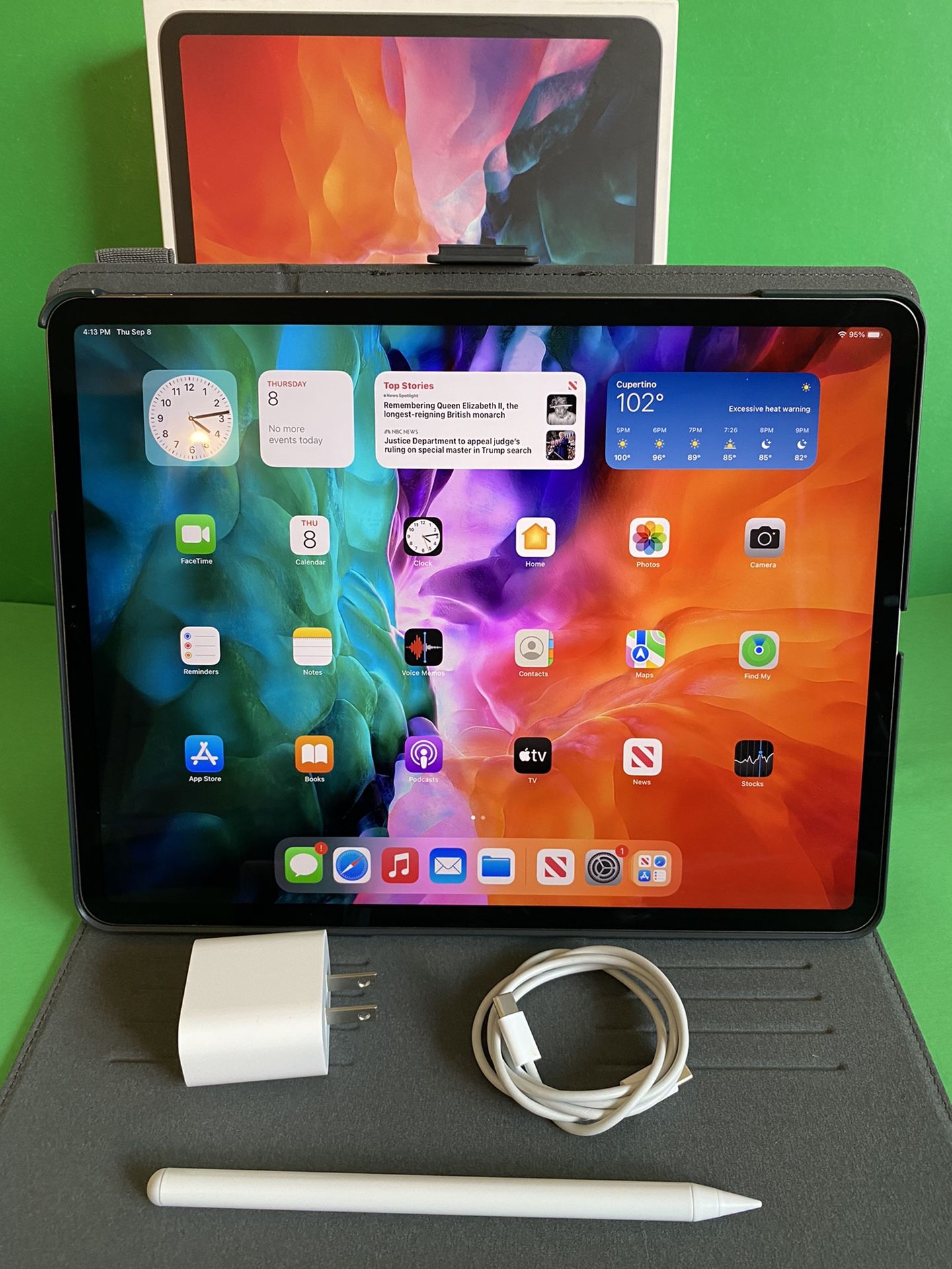 1TB (1024GB) Apple IPad Pro 12.9” 4th Generation (2020 Model/ Face