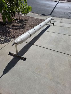Sun2Solar 18-Foot-by-34-Foot Rectangle Clear Solar Cover and Deluxe Reel