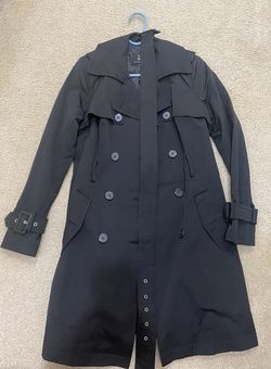 NY&Co Black Rain Jacket Medium