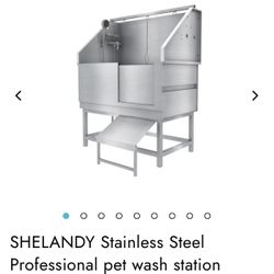 Stainless steel Grooming Tub (2) 
